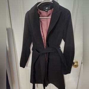 Black H&M Dress Coat